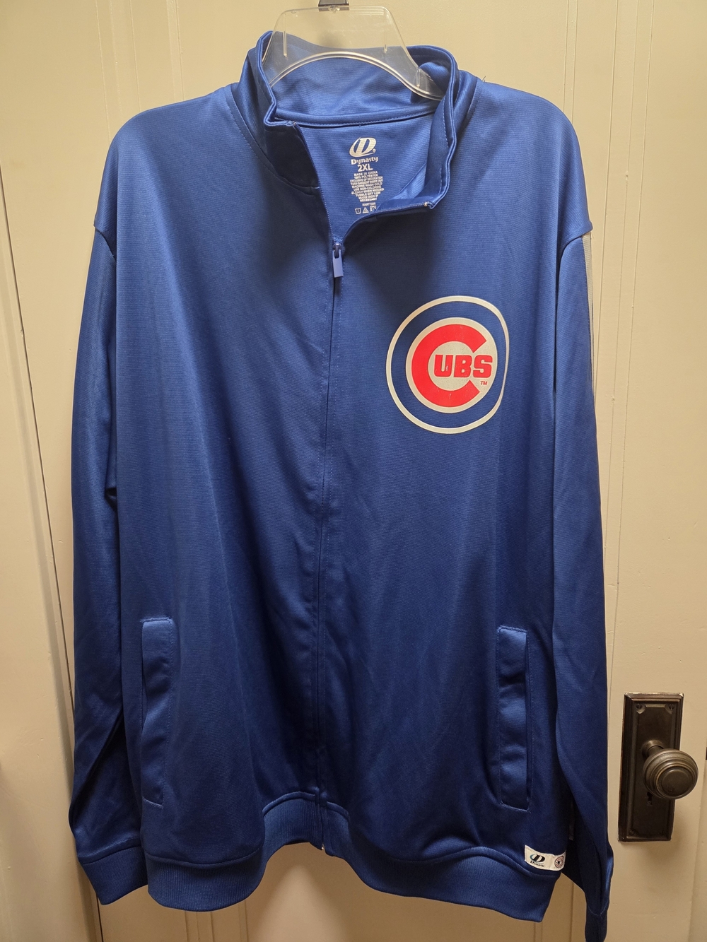 DYNASTY  MLB Chicago Cubs Baseball Authentic Men's Full Zip Track Jacket 2XL